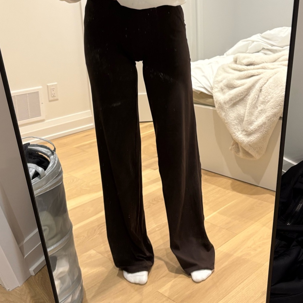 Brown Straight Leg Pants